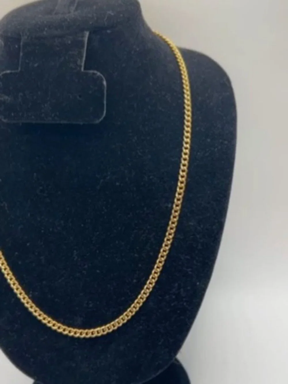 Mens Real Gold Cuban Chain Stainless Steel 3mm 24 Inch Plated Durable Solid